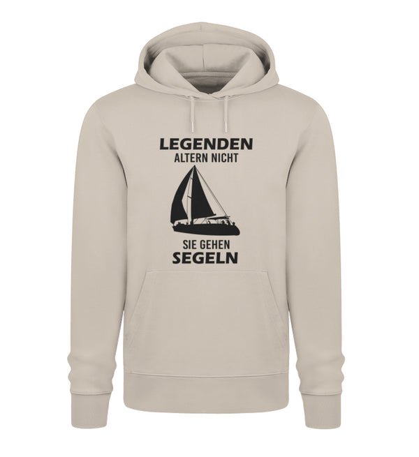 LEGENDEN ALTERN NICHT SIE GEHEN SEGELN- Unisex Premium Organic Hoodie
