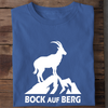 BOCK AUF BERG - Herren Bio-Baumwolle T-Shirt