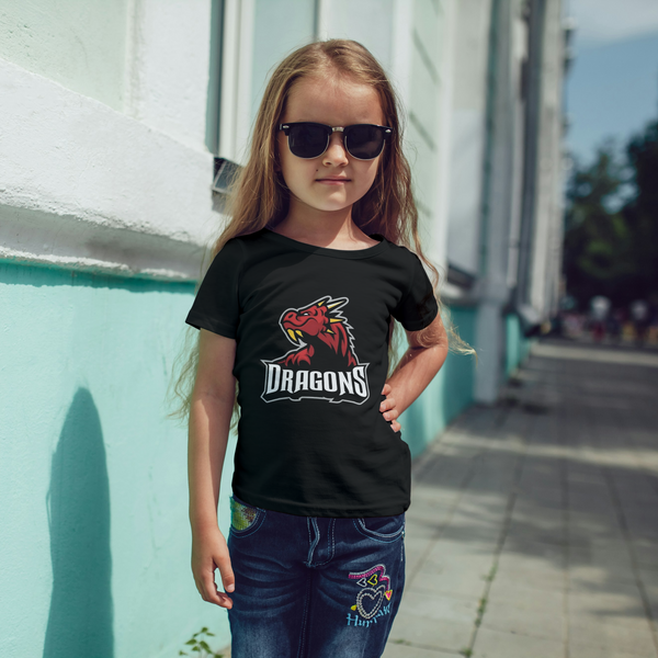 RED DRAGONS - Kinder Bio-Baumwolle T-Shirt