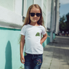 GREEN CROCODILE (Brusttasche) - Kinder Bio-Baumwolle T-Shirt