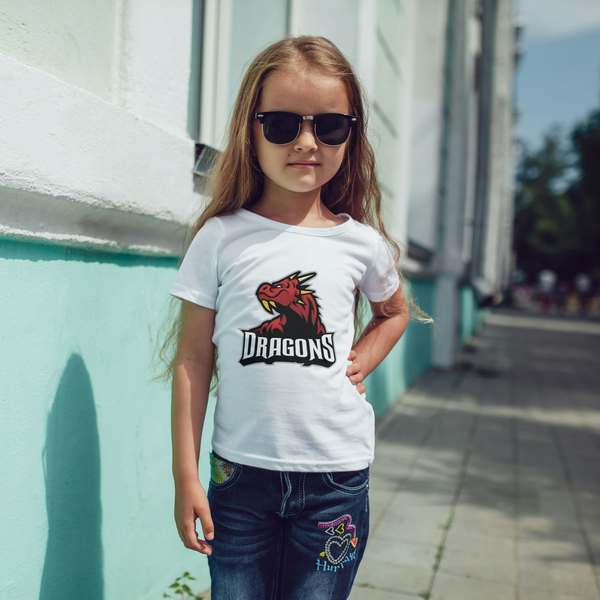 RED DRAGONS - Kinder Bio-Baumwolle T-Shirt