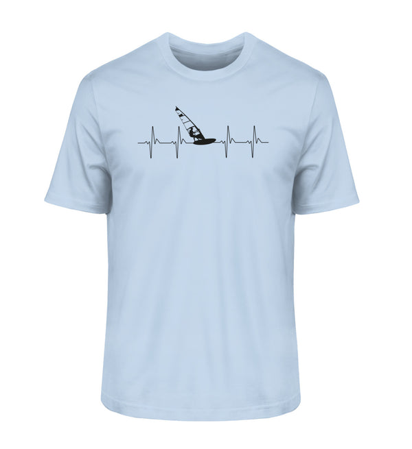HERZSCHLAG WINDSURFEN - Herren Premium Organic T-Shirt