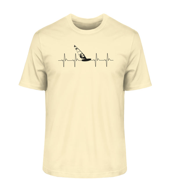 HERZSCHLAG WINDSURFEN - Herren Premium Organic T-Shirt
