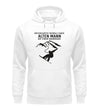 UNTERSCHÄTZE NIEMALS EINEN ALTEN MANN SNOWBOARD - Unisex Premium Organic Hoodie