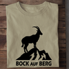 BOCK AUF BERG - Herren Bio-Baumwolle T-Shirt