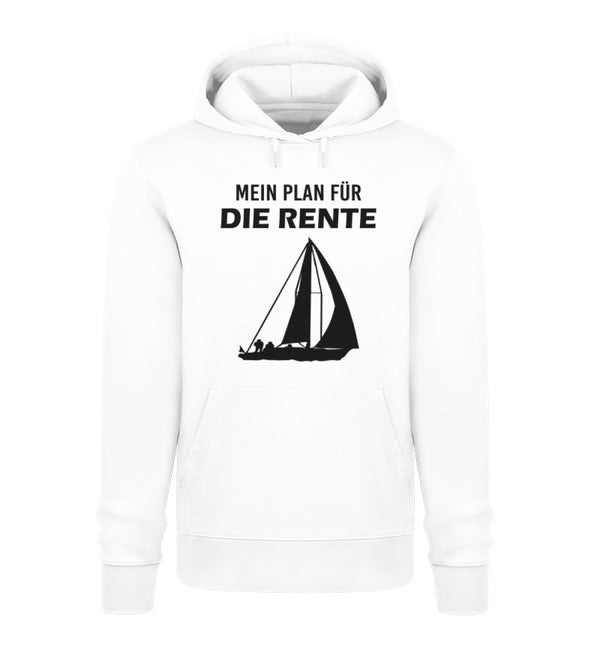 MEIN PLAN FÜR DIE RENTE- Unisex Premium Organic Hoodie