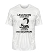 LEGENDEN ALTERN NICHT KITESURFEN - Herren Premium Organic T-Shirt