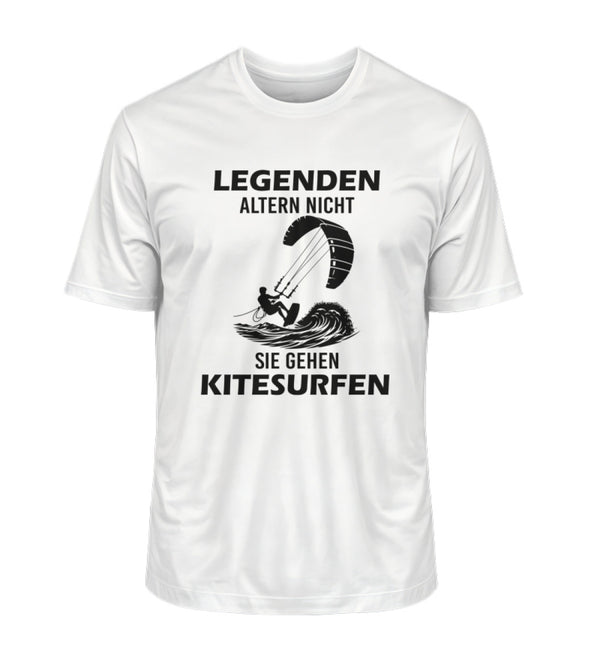 LEGENDEN ALTERN NICHT KITESURFEN - Herren Premium Organic T-Shirt