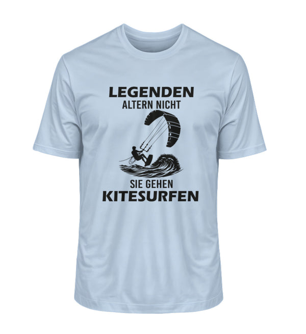 LEGENDEN ALTERN NICHT KITESURFEN - Herren Premium Organic T-Shirt