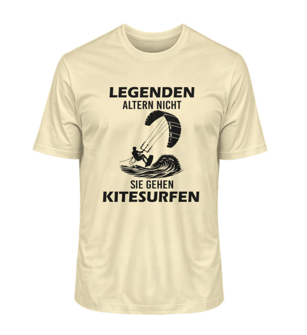 LEGENDEN ALTERN NICHT KITESURFEN - Herren Premium Organic T-Shirt