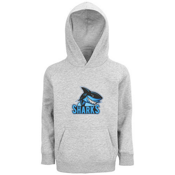 BLUE SHARKS - Kinder Bio-Baumwolle Hoodie