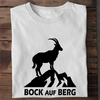 BOCK AUF BERG - Herren Bio-Baumwolle T-Shirt