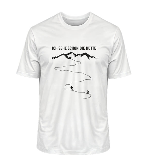 %SALE% - ICH SEHE SCHON DIE HÜTTE- Herren Premium Organic T-Shirt
