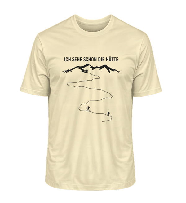 %SALE% - ICH SEHE SCHON DIE HÜTTE- Herren Premium Organic T-Shirt