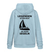 %SALE% - LEGENDEN ALTERN NICHT SIE GEHEN SEGELN (RÜCKENDRUCK)- Unisex Organic Hoodie