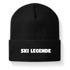 SKI LEGENDE- Beanie mit Stickerei