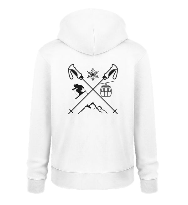 SKISTOCK(RÜCKENDRUCK) - Unisex Organic Hoodie