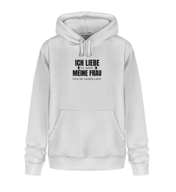 ICH LIEBE MEINE FRAU - SKI - Unisex Organic Hoodie