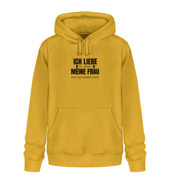 ICH LIEBE MEINE FRAU - SKI - Unisex Organic Hoodie