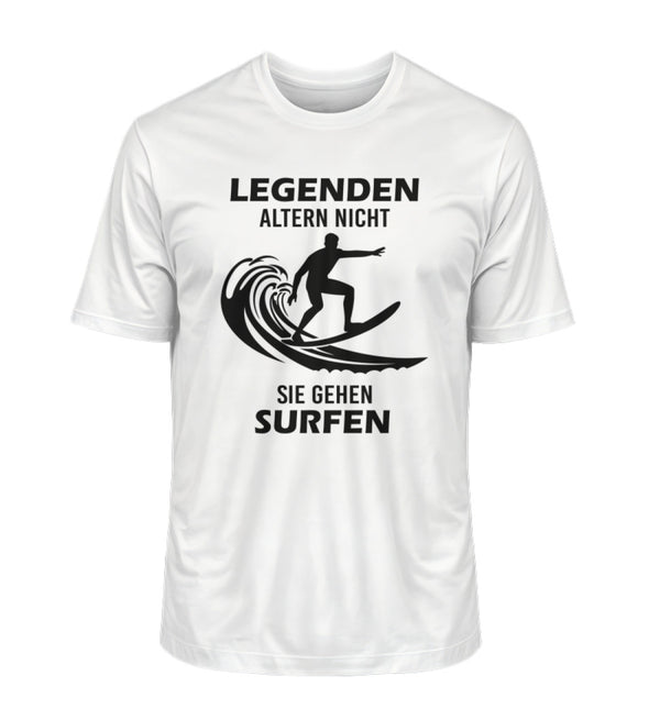 LEGENDEN ALTERN NICHT SURFEN - Herren Premium Organic T-Shirt