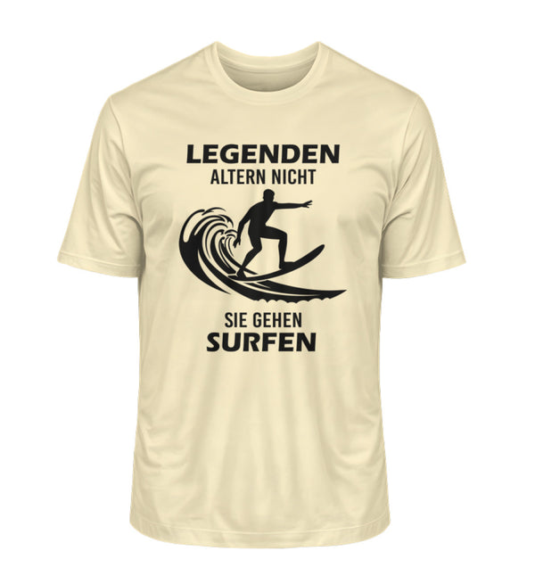 LEGENDEN ALTERN NICHT SURFEN - Herren Premium Organic T-Shirt