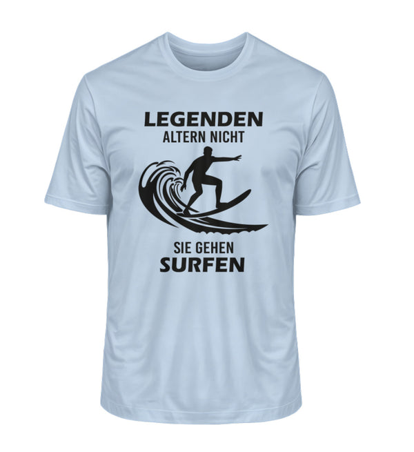 LEGENDEN ALTERN NICHT SURFEN - Herren Premium Organic T-Shirt