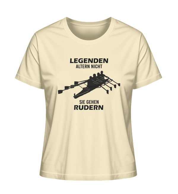 LEGENDEN ALTERN NICHT RUDERN TEAM - Damen Premium Organic T-Shirt