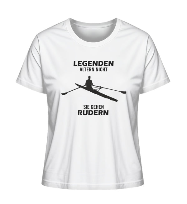 LEGENDEN ALTERN NICHT RUDERN - Damen Premium Organic T-Shirt