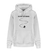 ICH STEHE AUF KURVEN - SNOWBOARD- Unisex Organic Hoodie