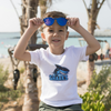 BLUE SHARKS - Kinder Bio-Baumwolle T-Shirt