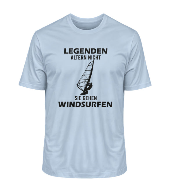 LEGENDEN ALTERN NICHT WINDSURFEN - Herren Premium Organic T-Shirt