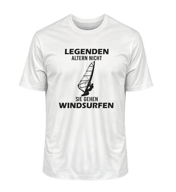 LEGENDEN ALTERN NICHT WINDSURFEN - Herren Premium Organic T-Shirt