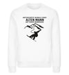 UNTERSCHÄTZE NIEMALS EINEN ALTEN MANN SNOWBOARD - Unisex Premium Organic Sweatshirt