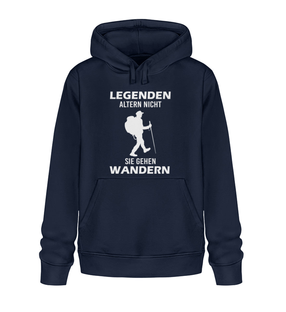 LEGENDEN ALTERN NICHT SIE GEHEN WANDERN lockerer Hoodie mit lustigem Motiv perfekt fur Geburtstag Vatertags oder Weihnachten Geschenk fur Wanderer Bergsteiger www.dinela www.dinela DINELA