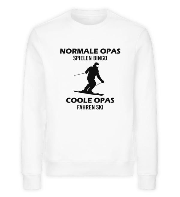 COOLE OPAS FAHREN SKI - Unisex Premium Organic Sweatshirt