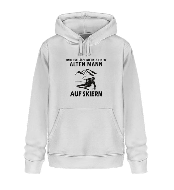 %SALE% -UNTERSCHÄTZE NIEMALS EINEN ALTEN MANN SKI - HerrenOrganic Hoodie