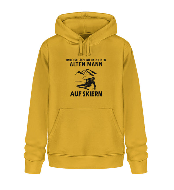 %SALE% -UNTERSCHÄTZE NIEMALS EINEN ALTEN MANN SKI - HerrenOrganic Hoodie