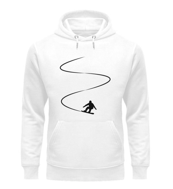 SNOWBOARDER AUF PISTE - Unisex Premium Organic Hoodie