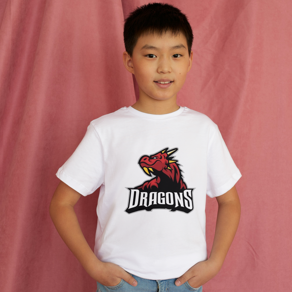 RED DRAGONS - Kinder Bio-Baumwolle T-Shirt