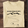ICH SEHE SCHON DIE HÜTTE - Damen Bio-Baumwolle T-Shirt