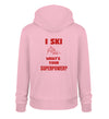 I SKI (RÜCKENDRUCK)- Unisex Organic Hoodie
