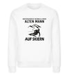 UNTERSCHÄTZE NIEMALS EINEN ALTEN MANN SKI - Unisex Premium Organic Sweatshirt