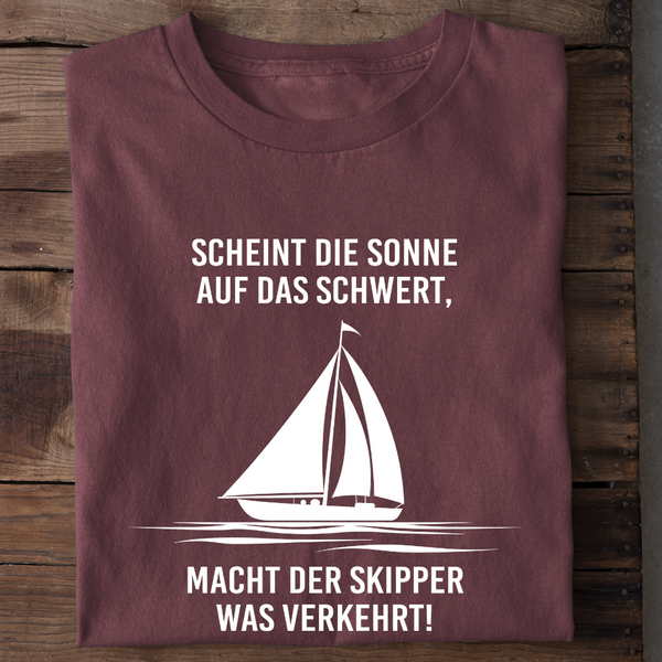 SCHEINT DIE SONNE AUF DAS SCHWERT - Herren Premium T-Shirt