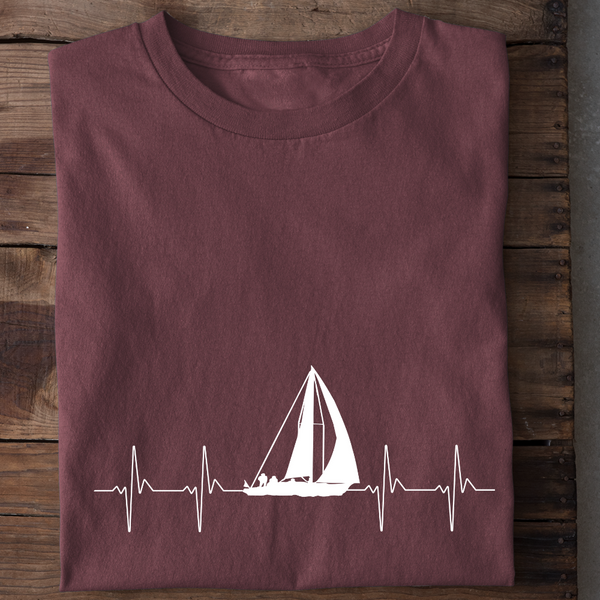 HERZSCHLAG SEGELN - Damen Bio-Baumwolle T-Shirt
