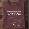 ICH SEHE SCHON DIE HÜTTE - Damen Bio-Baumwolle T-Shirt