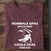 COOLE OPAS FAHREN SKI - Herren Premium T-Shirt