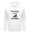 UNTERSCHÄTZE NIEMALS EINEN ALTEN MANN SKI - Unisex Premium Organic Hoodie