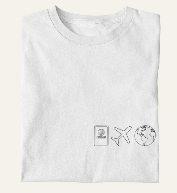 Pass,Flugzeug,Erde- Herren Premium Organic T-Shirt