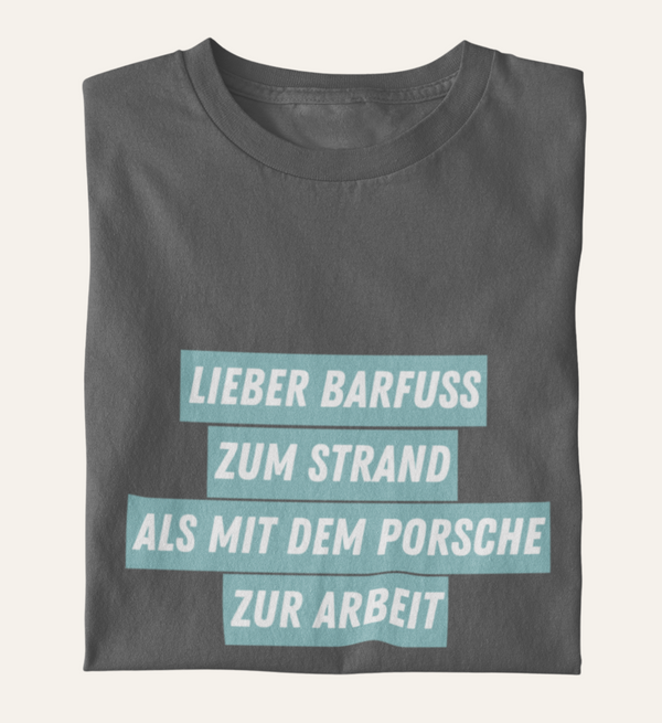 %SALE% - Barfuss zum Strand - Damen Premium Organic T-Shirt