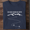 ICH SEHE SCHON DIE HÜTTE - Damen Bio-Baumwolle T-Shirt